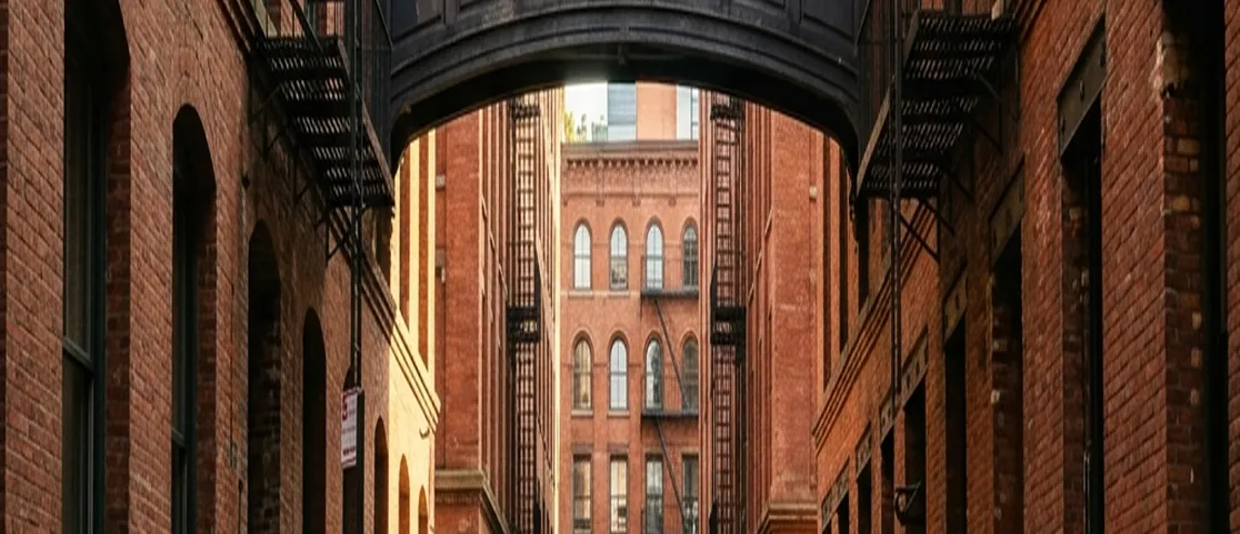 Exposed brick vaults and thermal spa relaxation atmosphere in Manhattan